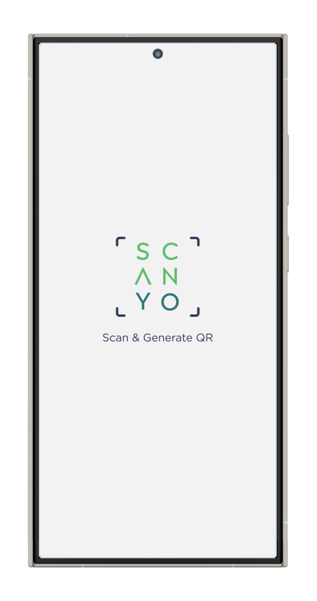 SCANYO QR App Splash Screen